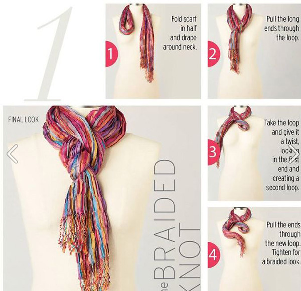 how to wear a scarf