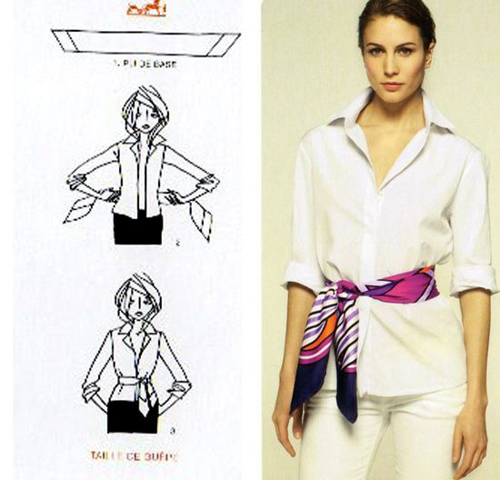 how to wear a scarf