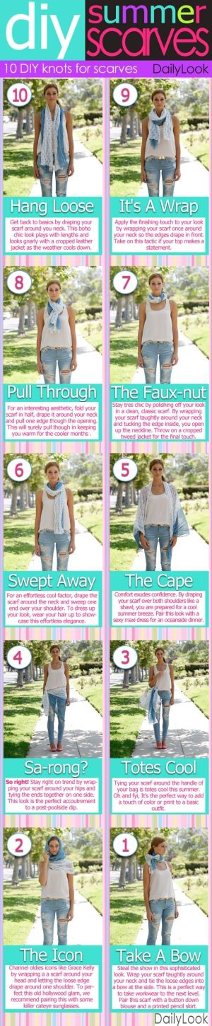 how to wear a scarf