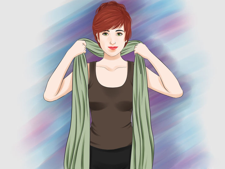 Image titled Tie a Scarf Around the Neck Step 13