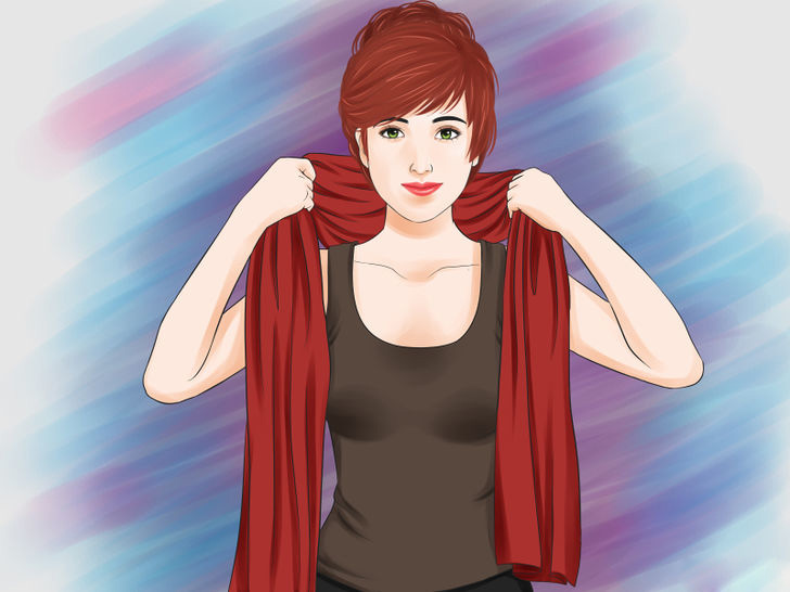 Image titled Tie a Scarf Around the Neck Step 18