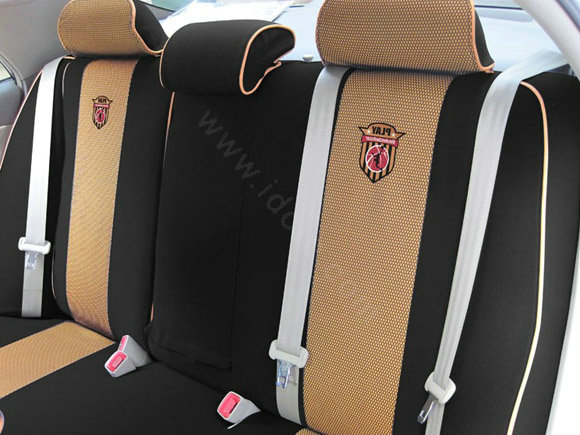 Double color Series Auto Car Seat Covers Cushion - Yellow