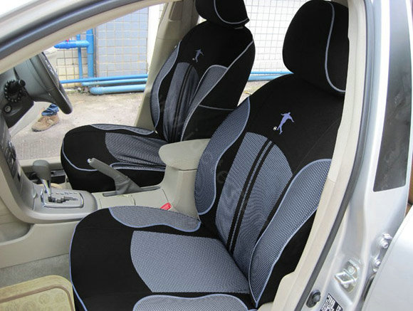 Double color Series Car Seat Covers Cushion - Blue EB001