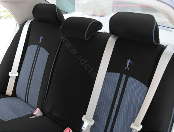 Double color Series Car Seat Covers Cushion - Blue EB001