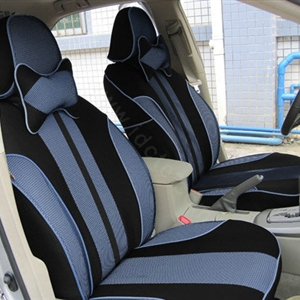Double color Series Car Seat Covers Cushion - Blue
