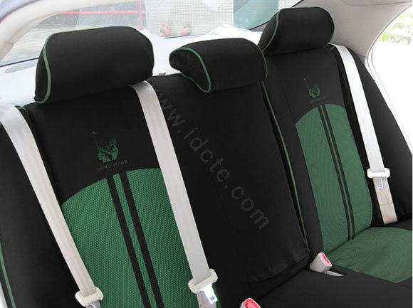 Double color Series Car Seat Covers Cushion - Green EB002