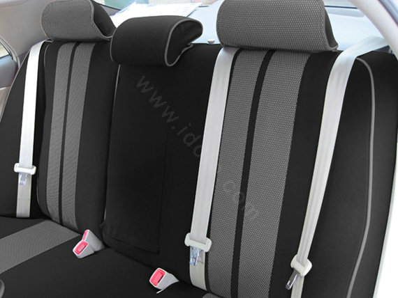 Double color Series Car Seat Covers Cushion - Grey