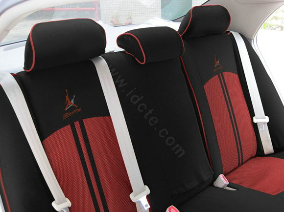 Double color Series Car Seat Covers Cushion - Red EB001