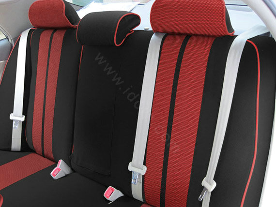 Double color Series Car Seat Covers Cushion - Red