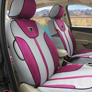 Double color Series Car Seat Covers Cushion - Rose