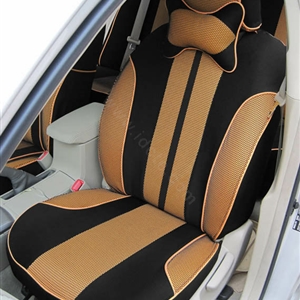 Double color Series Car Seat Covers Cushion - Yellow