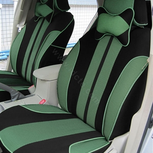 Double color Series Car Seat Covers Cushion - green