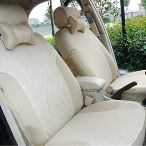Auto Car Front Rear Seat Covers Cushion - Beige EB008
