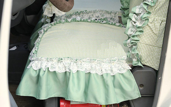 Auto Car Front Rear Seat Covers Cushion - Green EB005