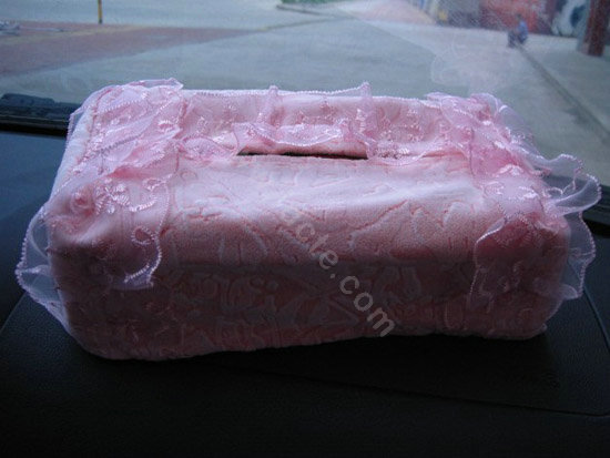 Bud silk Lace Car Seat Covers Cushion sets - Pink