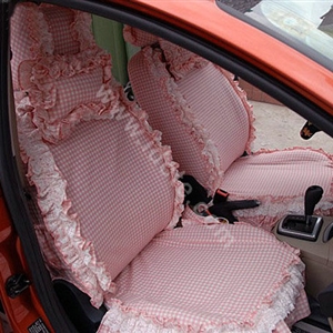 Bud silk car seat covers Cotton seat covers - Pink EB002