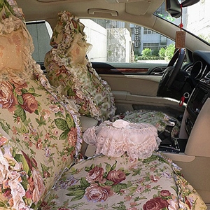 Bud silk car seat covers Cotton seat covers - Pink