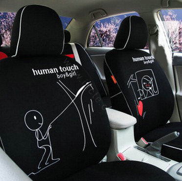 Human Touch Car Seat Covers Custom seat covers - Black EB002