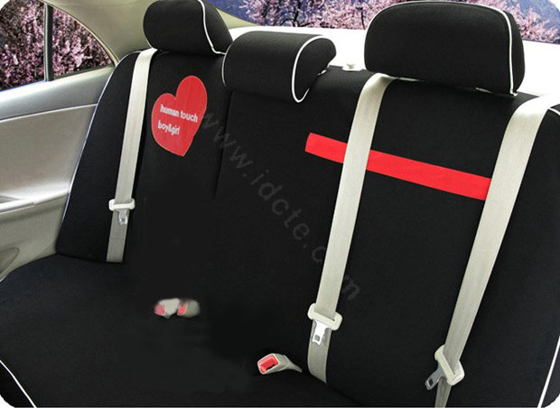 Human Touch Car Seat Covers Custom seat covers - Black EB002