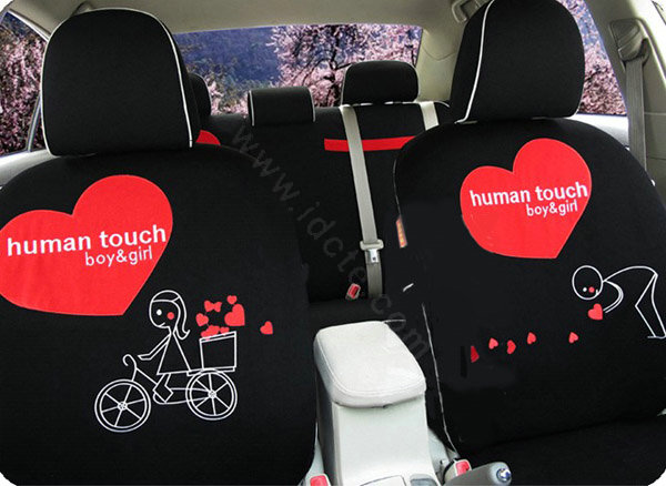 Human Touch Car Seat Covers Custom seat covers - Black