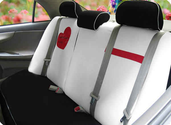 Human Touch Car Seat Covers Custom seat covers - White EB001