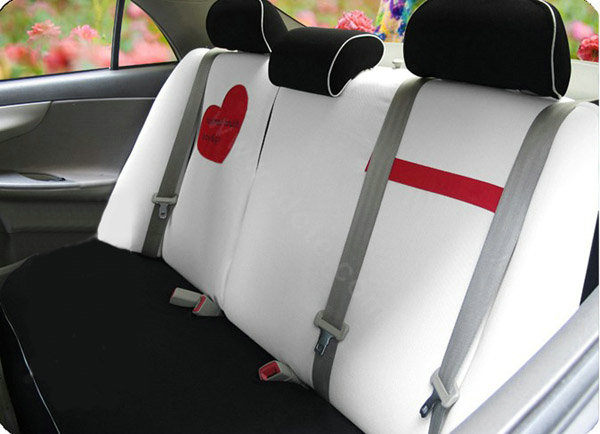 Human Touch Car Seat Covers Custom seat covers - White