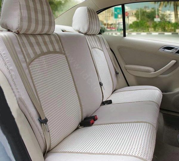 Ice silk Car Seat Covers Custom seat covers - Apricot