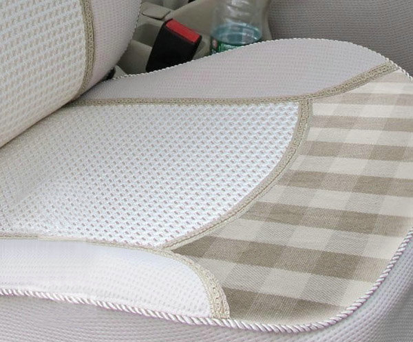 Ice silk Car Seat Covers Custom seat covers - Apricot