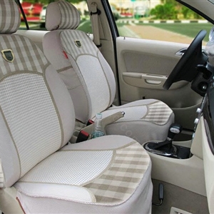 Ice silk Car Seat Covers Custom seat covers - Apricot