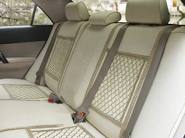 Ice silk Car Seat Covers Custom seat covers - Beige