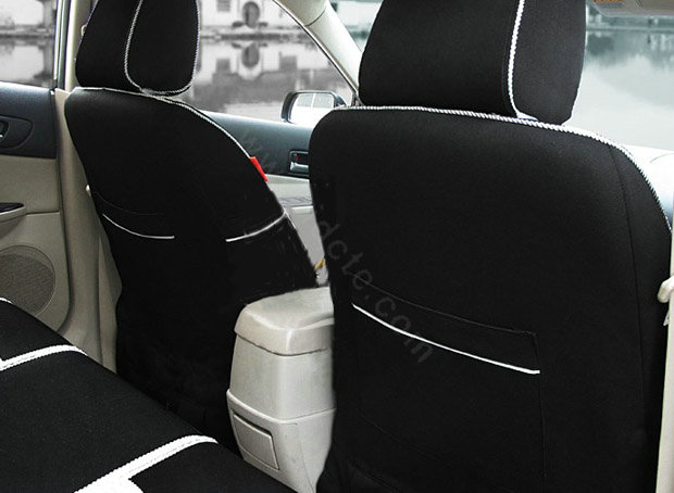 Ice silk Car Seat Covers Custom seat covers - Black
