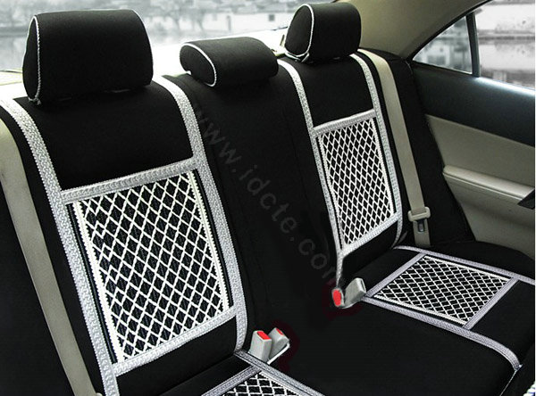 Ice silk Car Seat Covers Custom seat covers - Black