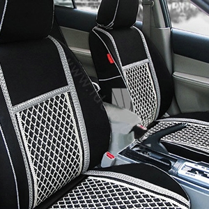 Ice silk Car Seat Covers Custom seat covers - Black