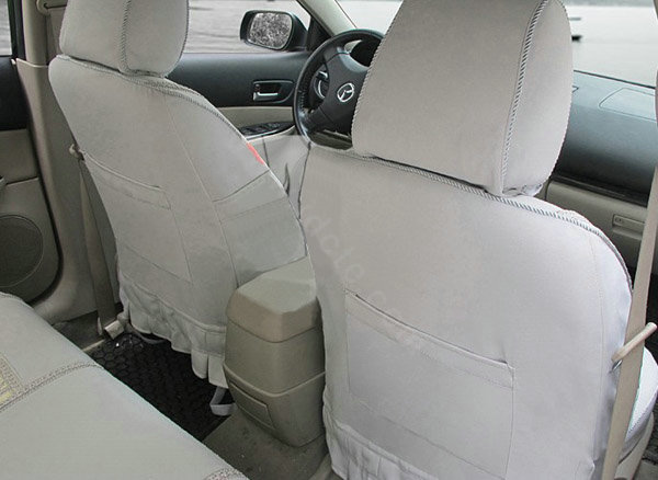 Ice silk Car Seat Covers Custom seat covers - Gray EB001