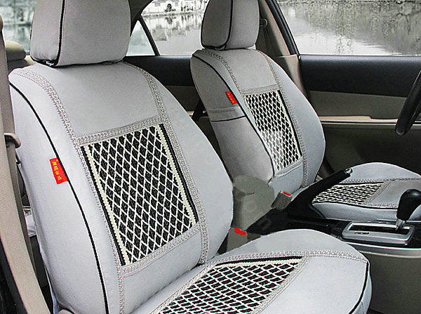 Ice silk Car Seat Covers Custom seat covers - Gray