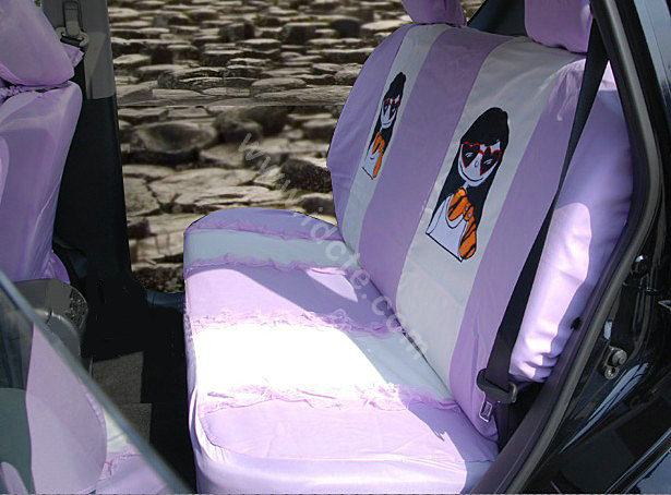 Universal Car Seat Covers Bud silk Lace - Purple EB001