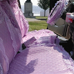 Universal Car Seat Covers Bud silk Lace - Purple