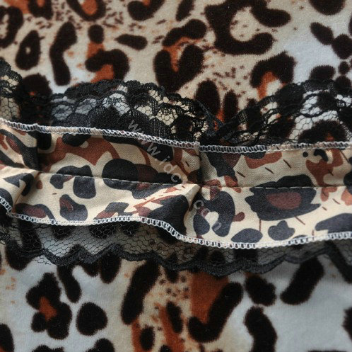 Leopard Universal Car Seat Covers Cotton - Brown