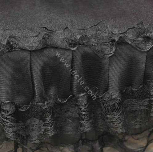 Universal Car Seat Covers Bud silk Lace - Black