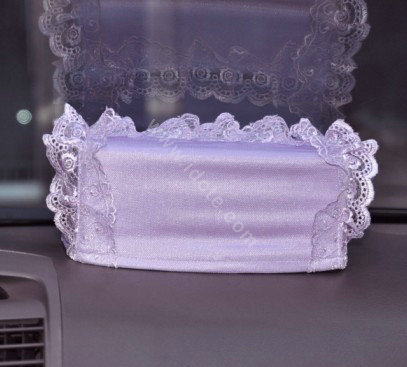 Universal Car Seat Covers Bud silk Lace - Purple EB003