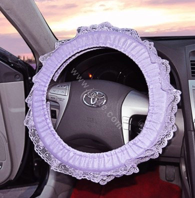 Universal Car Seat Covers Bud silk Lace - Purple EB003