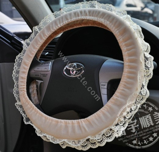 Universal Car Seat Covers Bud silk Lace - Yellow EB002