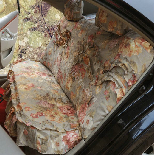 Universal Car Seat Covers Cotton seat covers - Beige EB001