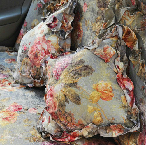 Universal Car Seat Covers Cotton seat covers - Beige EB001