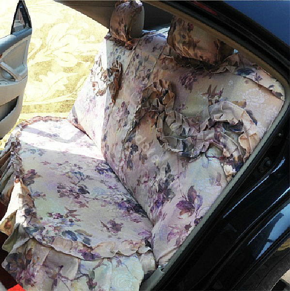 Universal Car Seat Covers Cotton seat covers - Beige