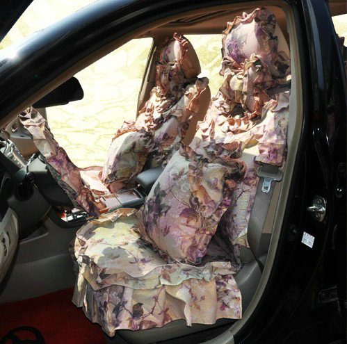 Universal Car Seat Covers Cotton seat covers - Beige