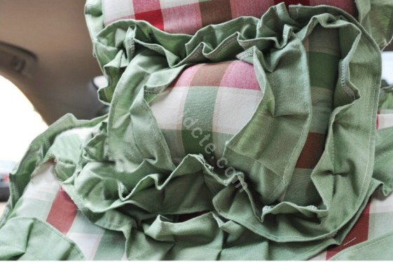 Universal Car Seat Covers Cotton seat covers - Green EB003