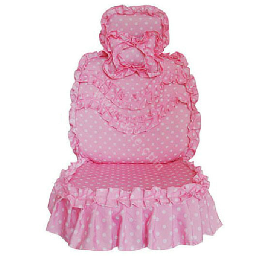 Universal Car Seat Covers Cotton seat covers - Pink EB002