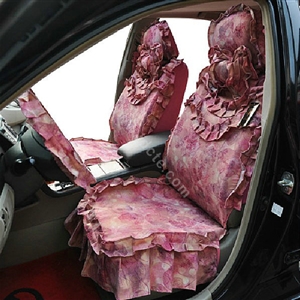 Universal Car Seat Covers Cotton seat covers - Pink