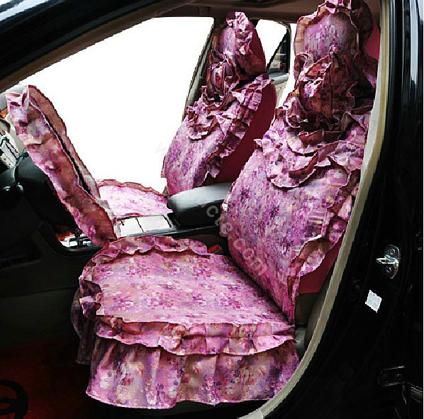 Universal Car Seat Covers Cotton seat covers - Purple EB001